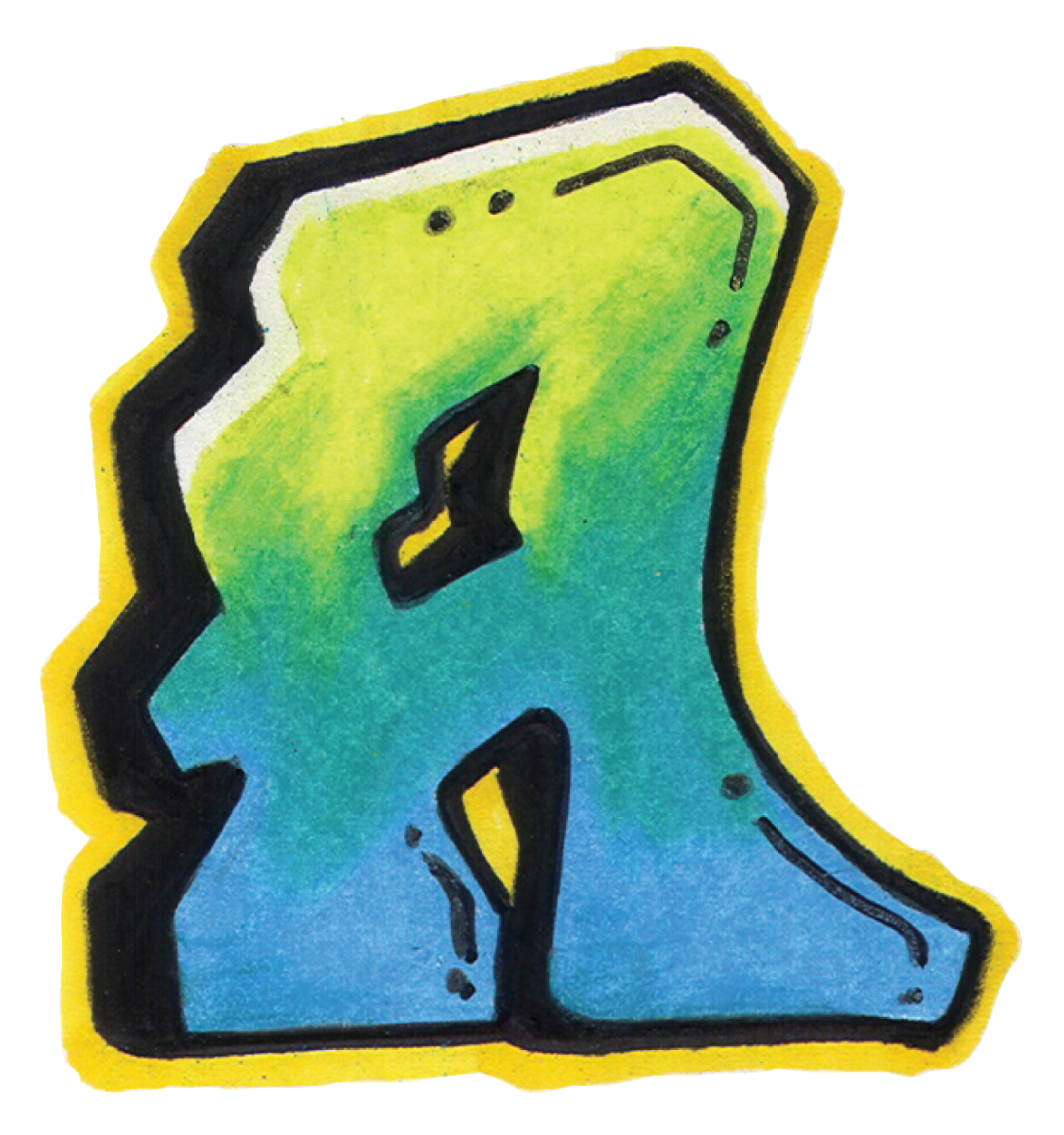 Graffiti Letter A