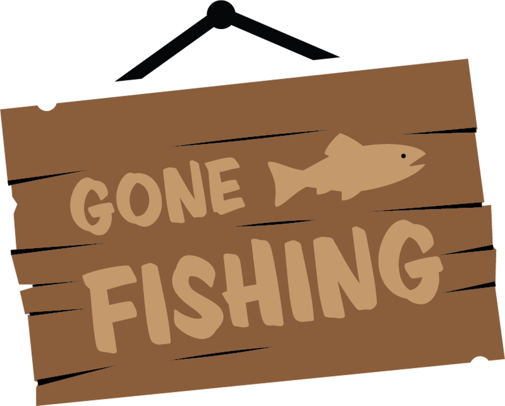 Gone Fishing Sign