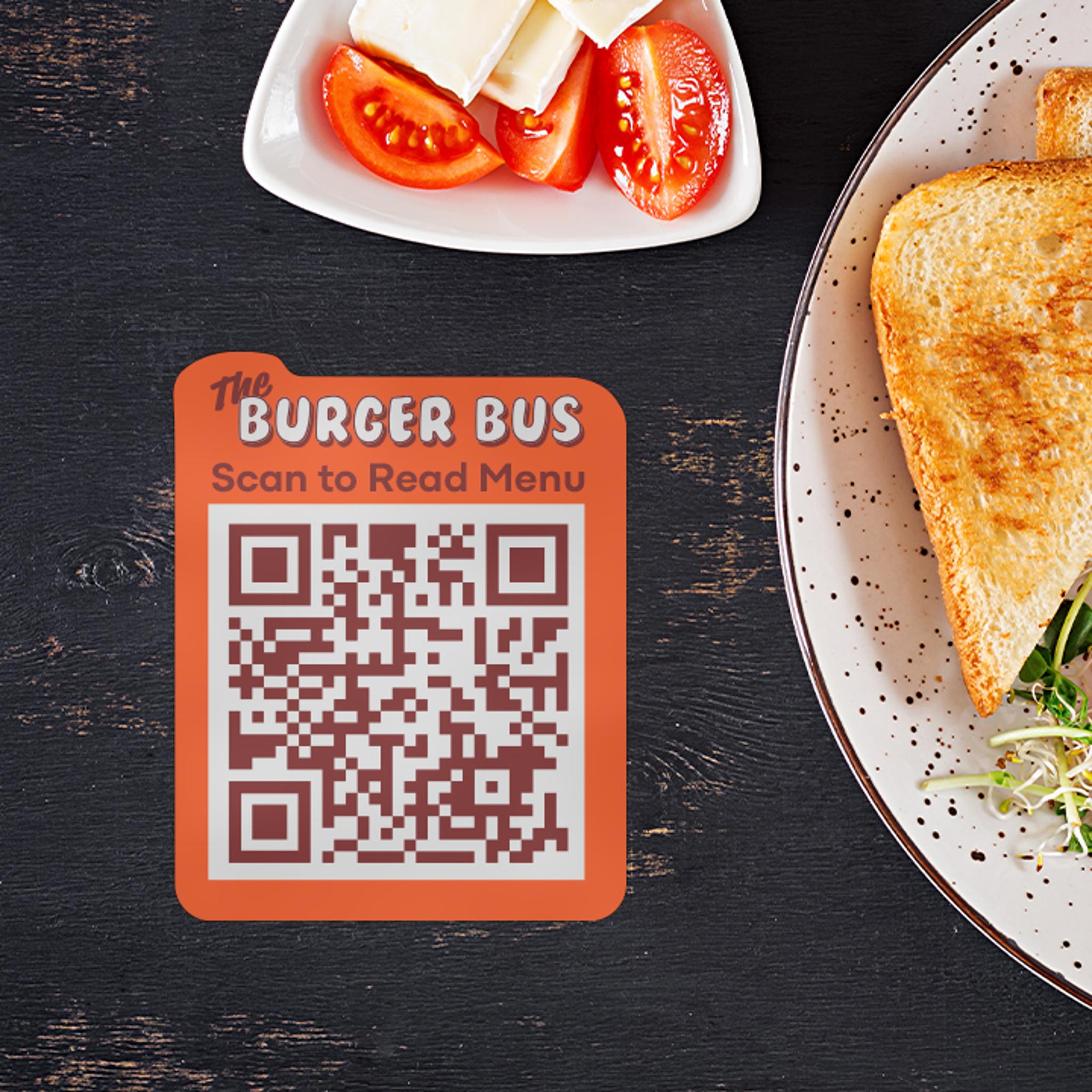 Table QR Code Stickers