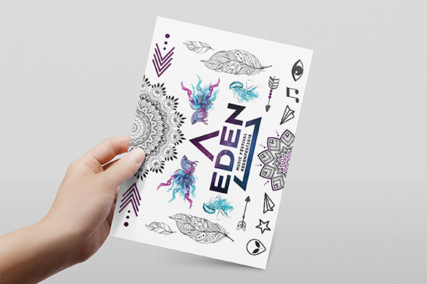 Notebook with university sitkcers on it