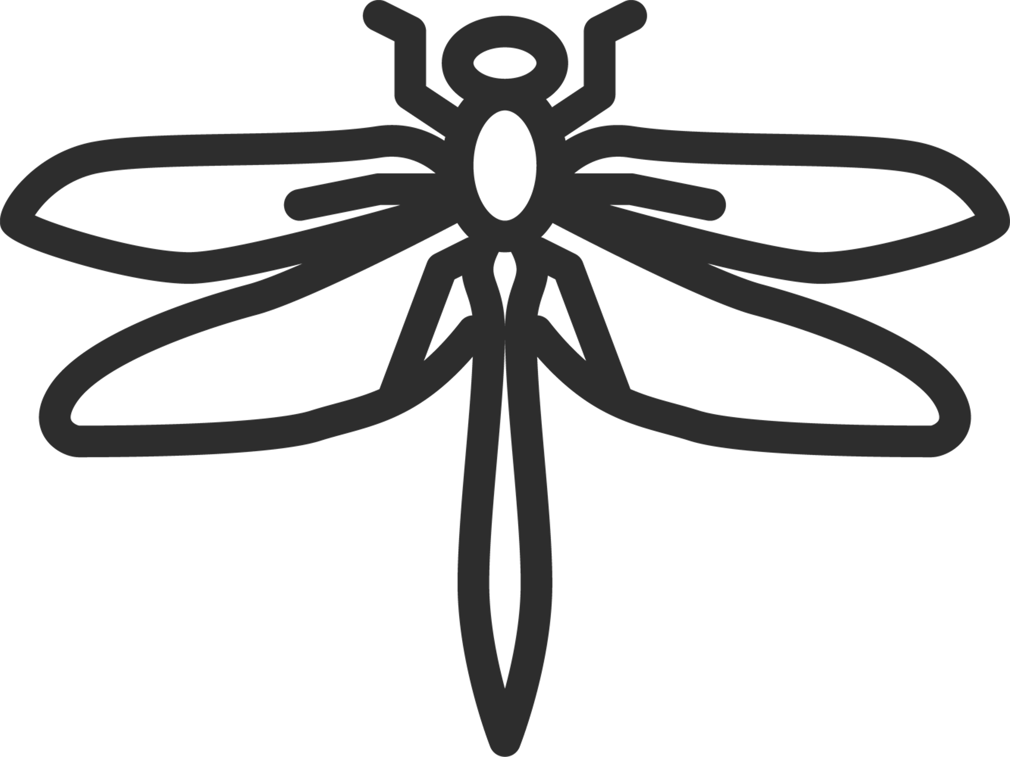 Dragonfly Outline