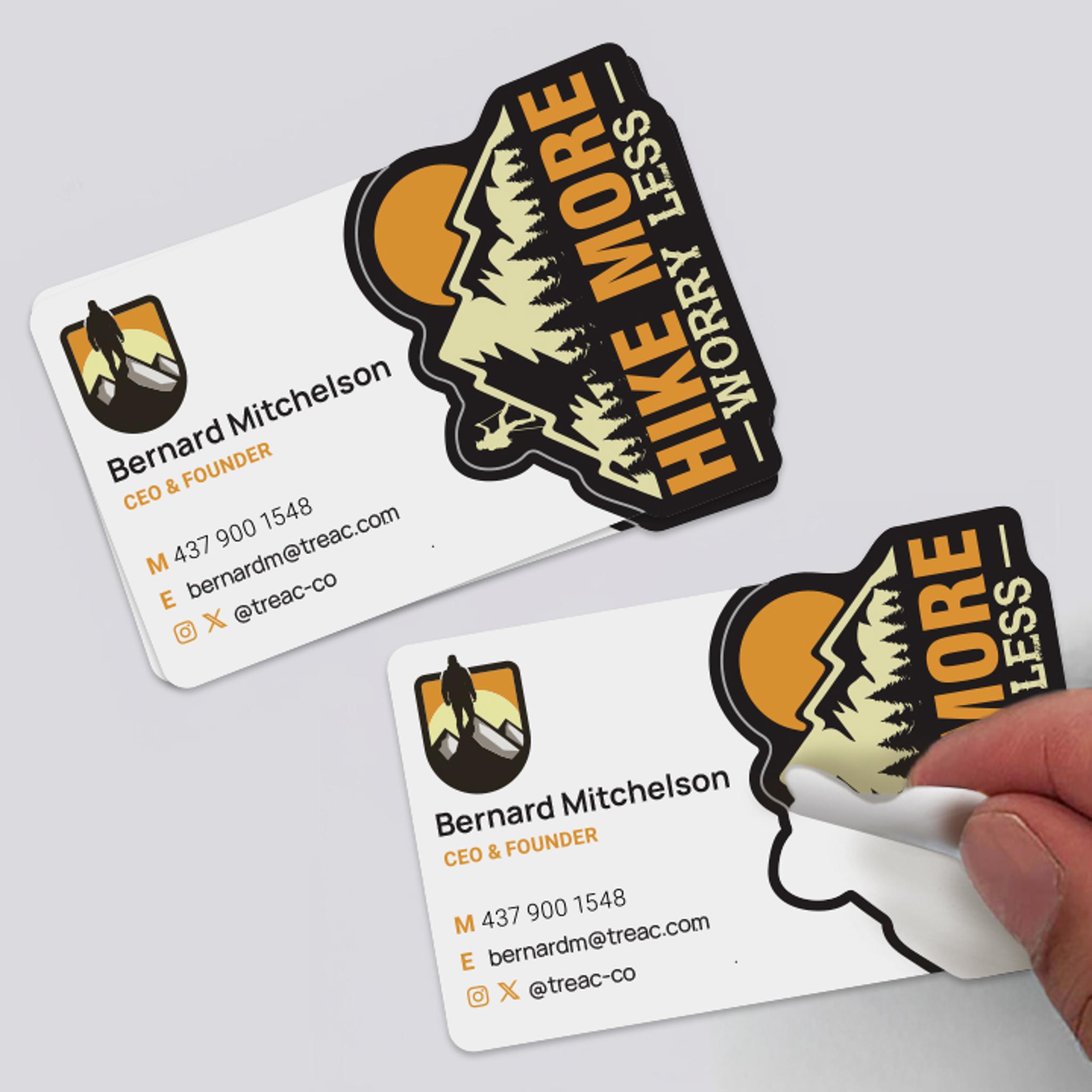 Business Card Stickers