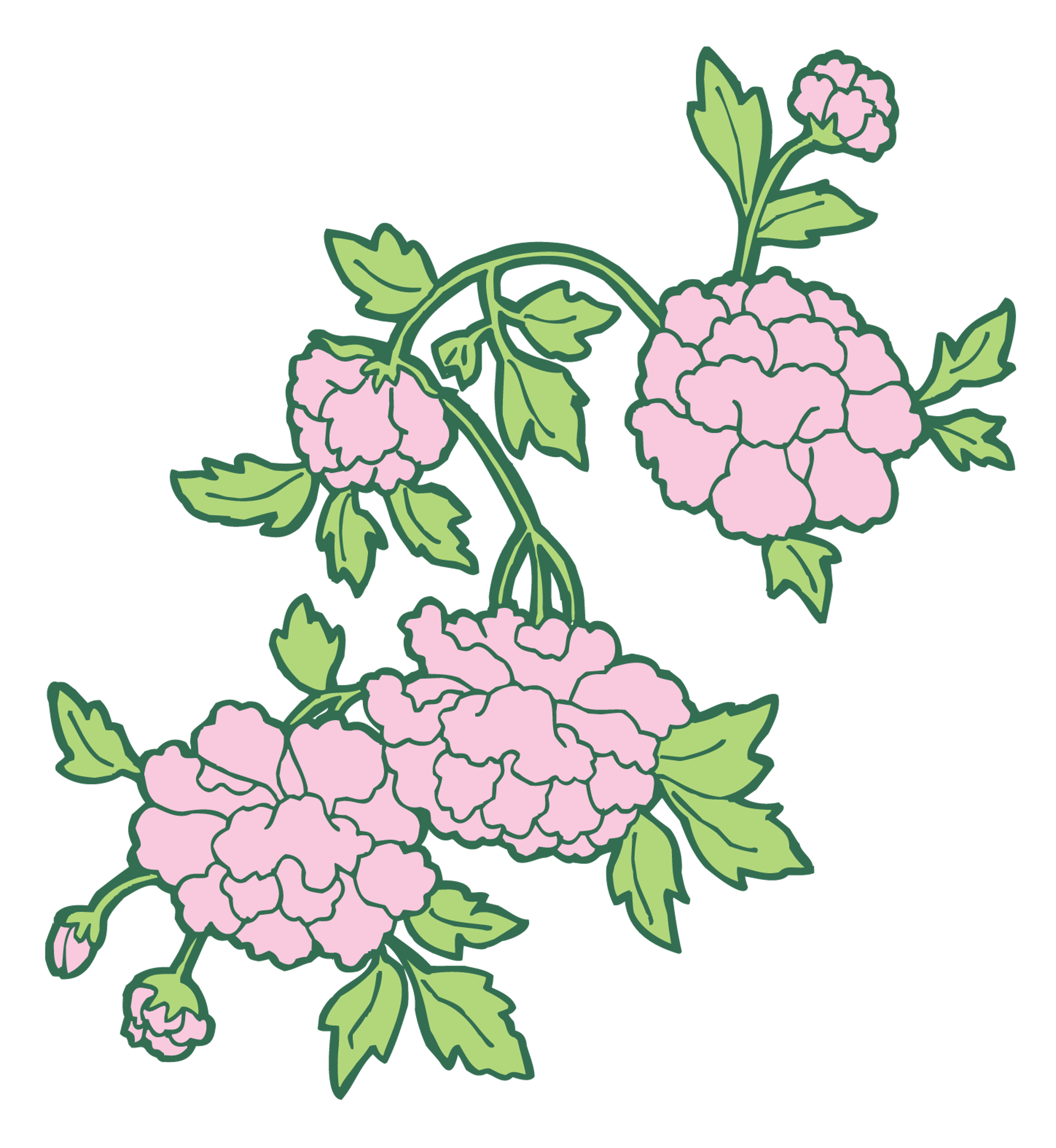 Art Nouveau Flowers