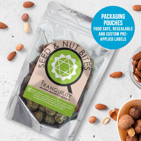 Showcase your outstanding product quality with packaging pouches