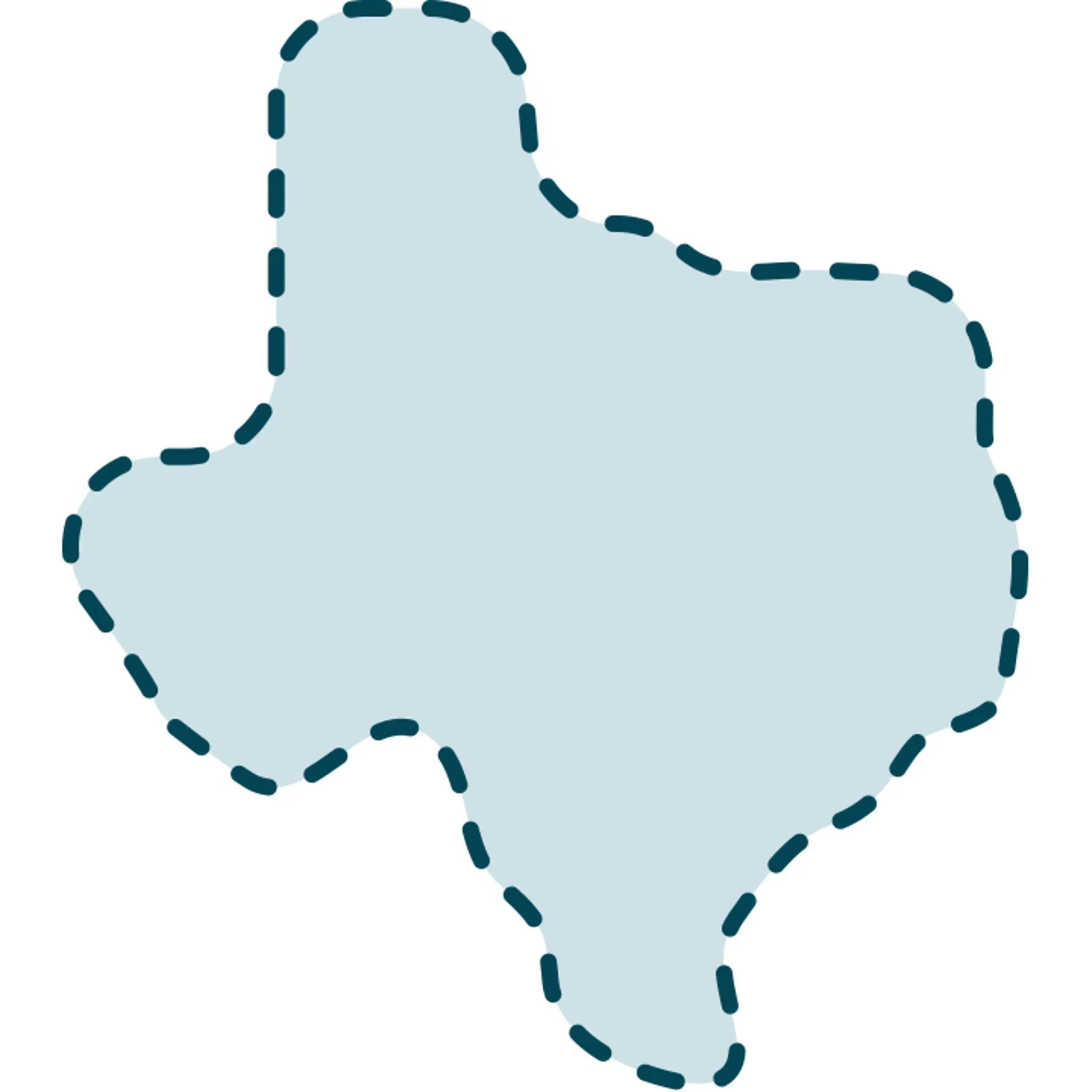 USA Texas State Template