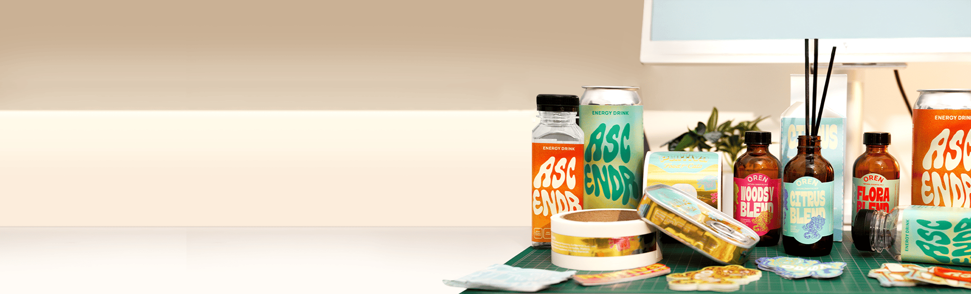 Easily create professional quality custom products in seconds