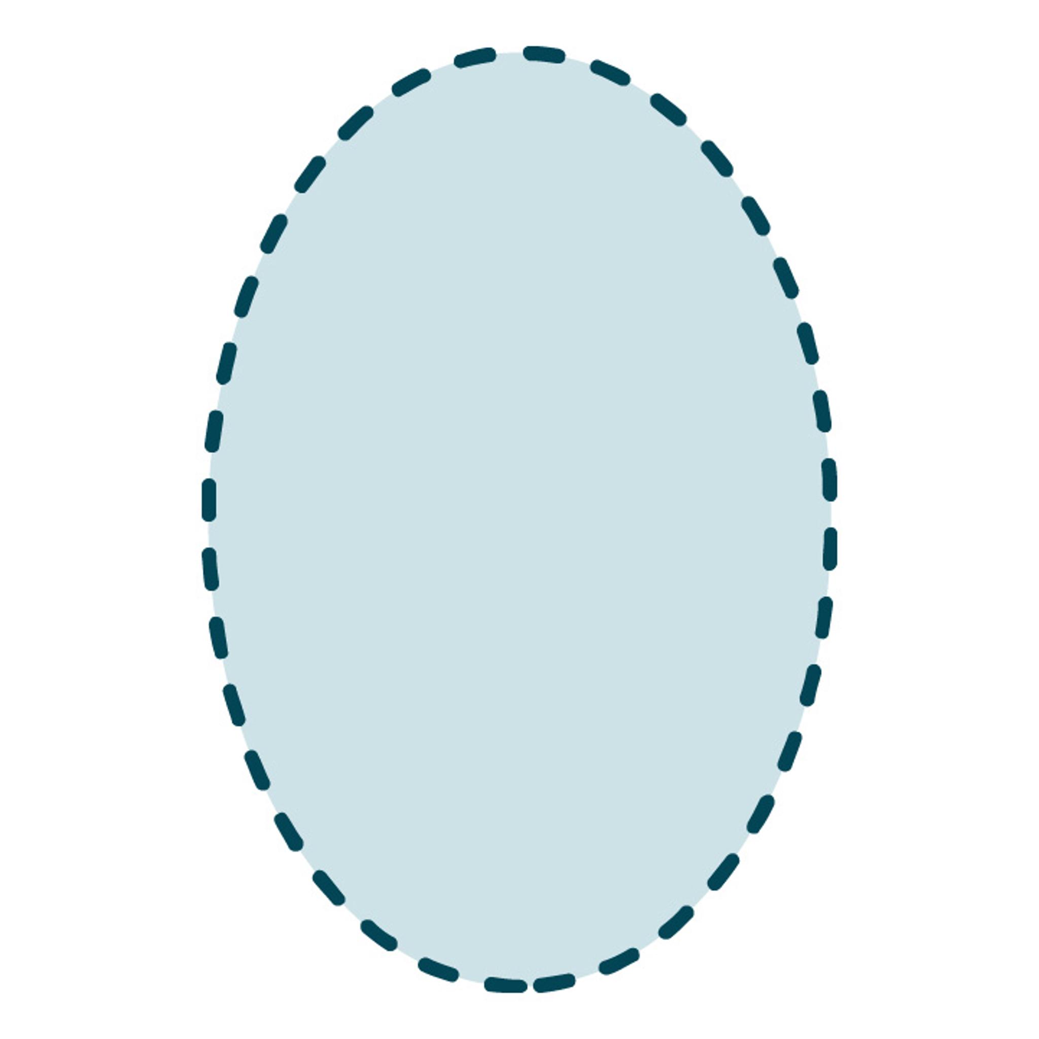 Oval Label 2x3