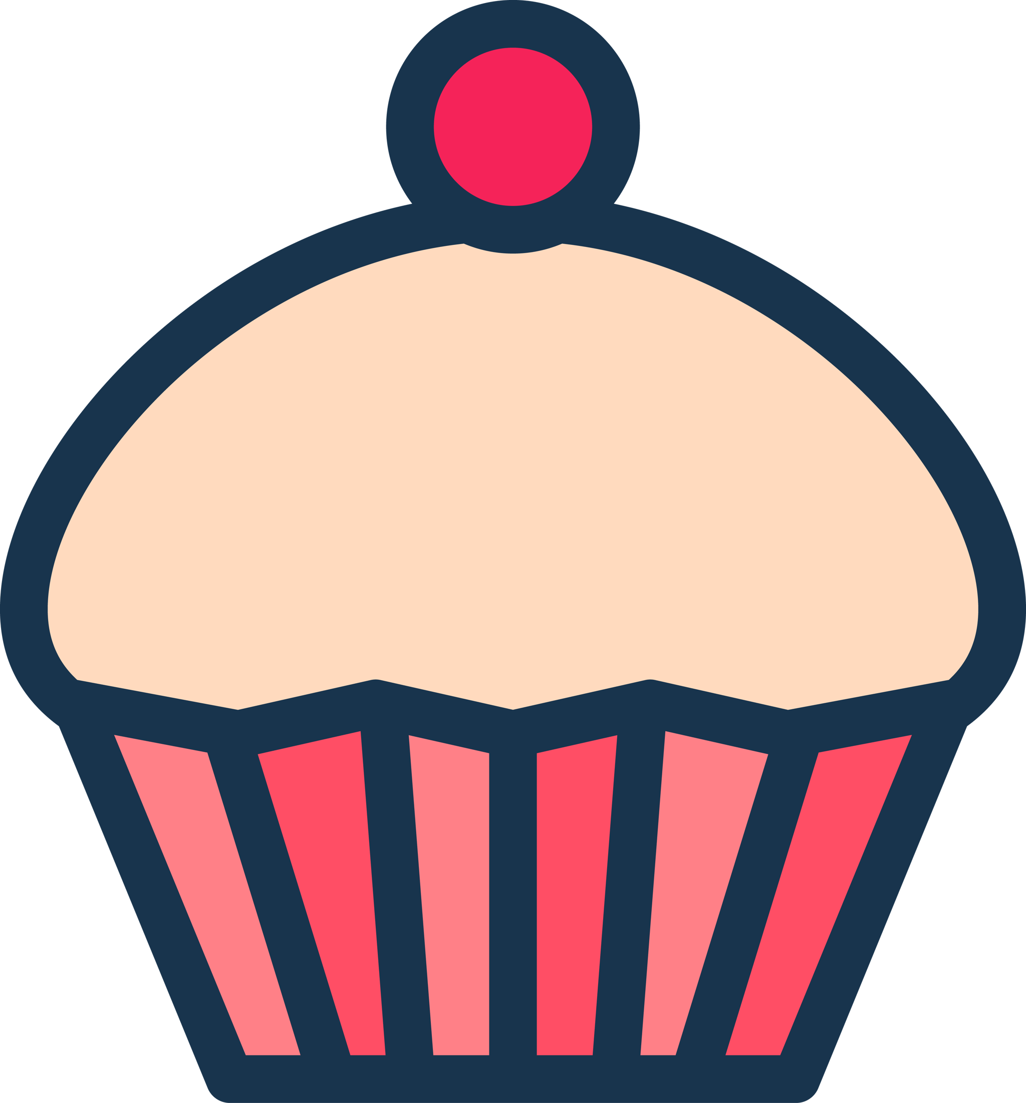 Basic Vanilla Cherry Cupcake