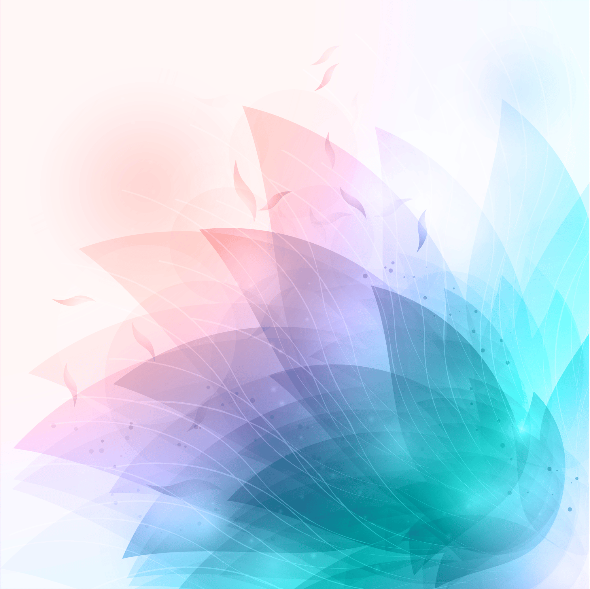 Watercolor Stylized Flower