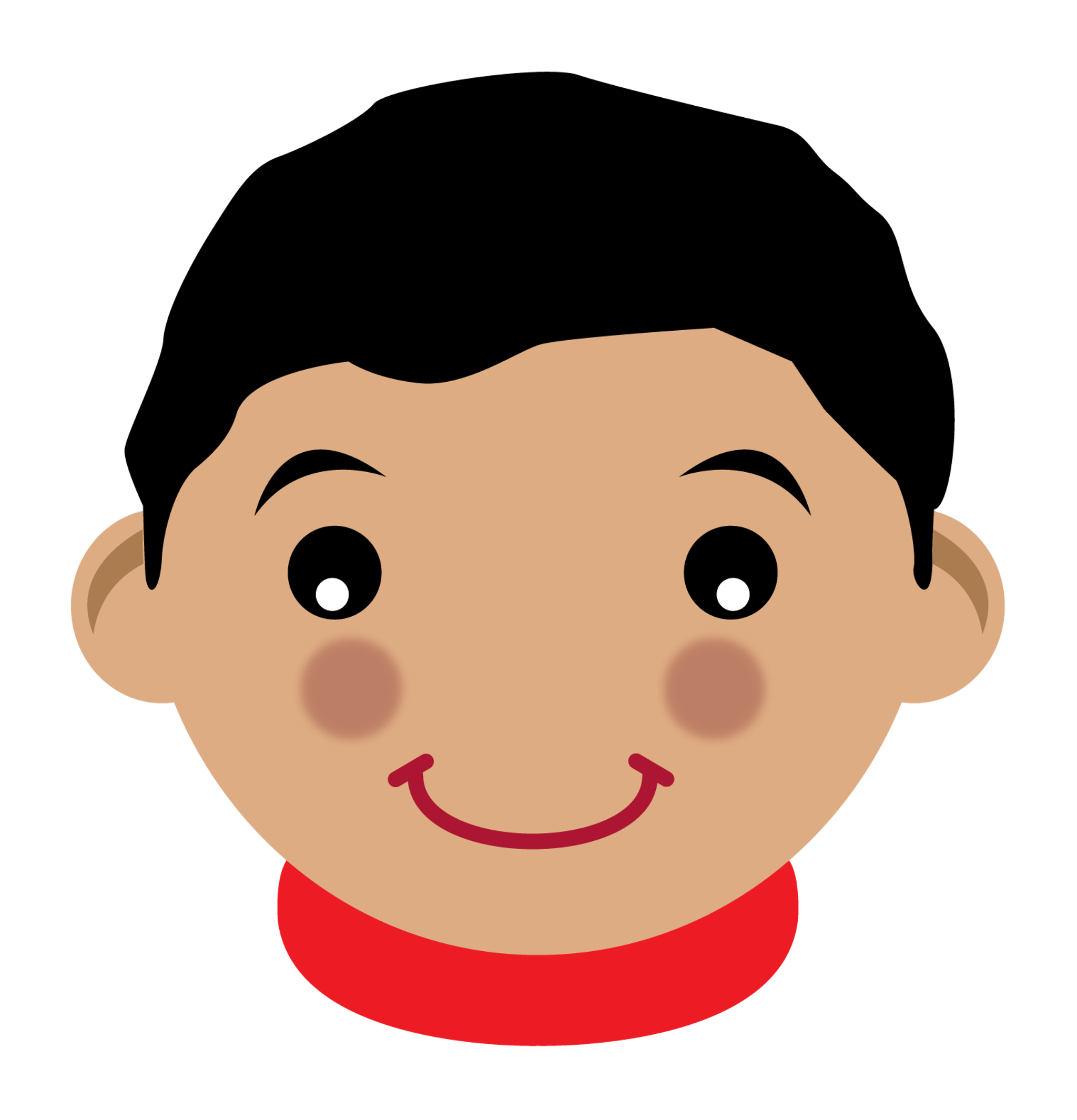 Cute Boy Red