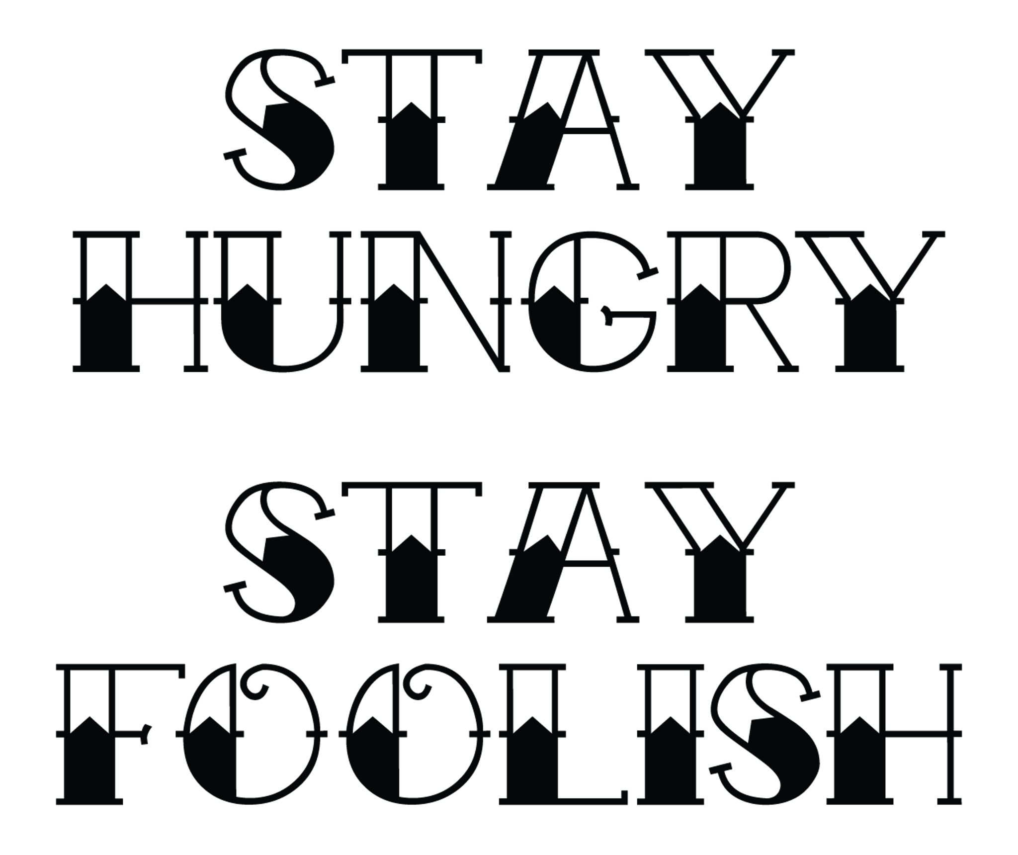 Stay hungry stay foolish