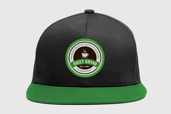 Custom patch on a hat