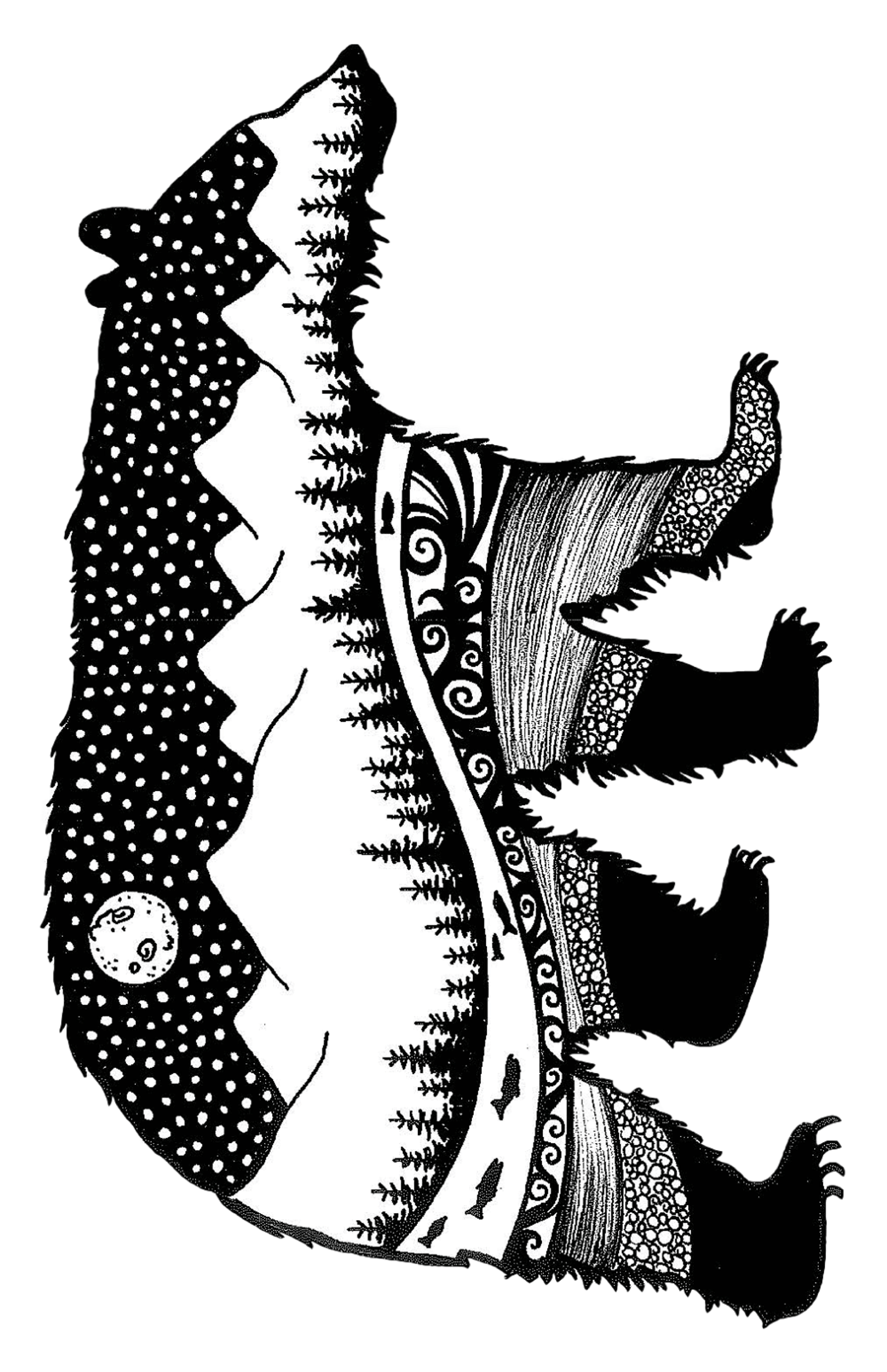 Brenna Anderst Woodland Bear Art
