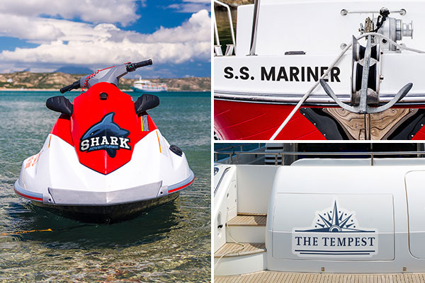 StickerYou custom boat decals