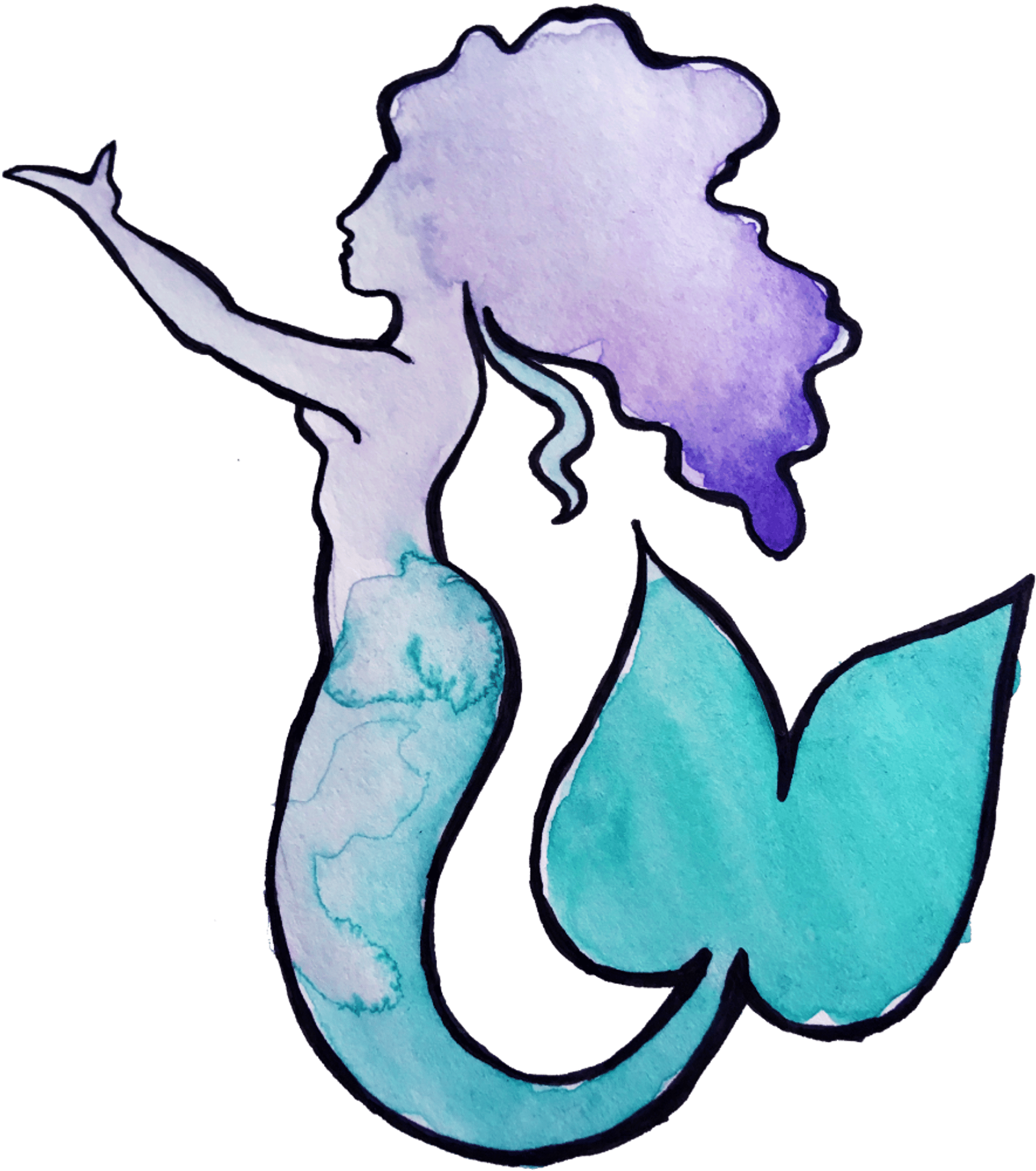 Mermaid Watercolcor