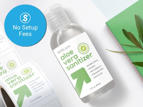 Eco-Safe Paper Roll Labels