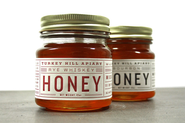 Typographic Honey Labels