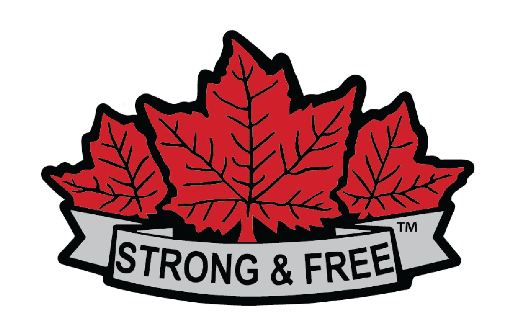 Canada Strong & Free Maple Leaf