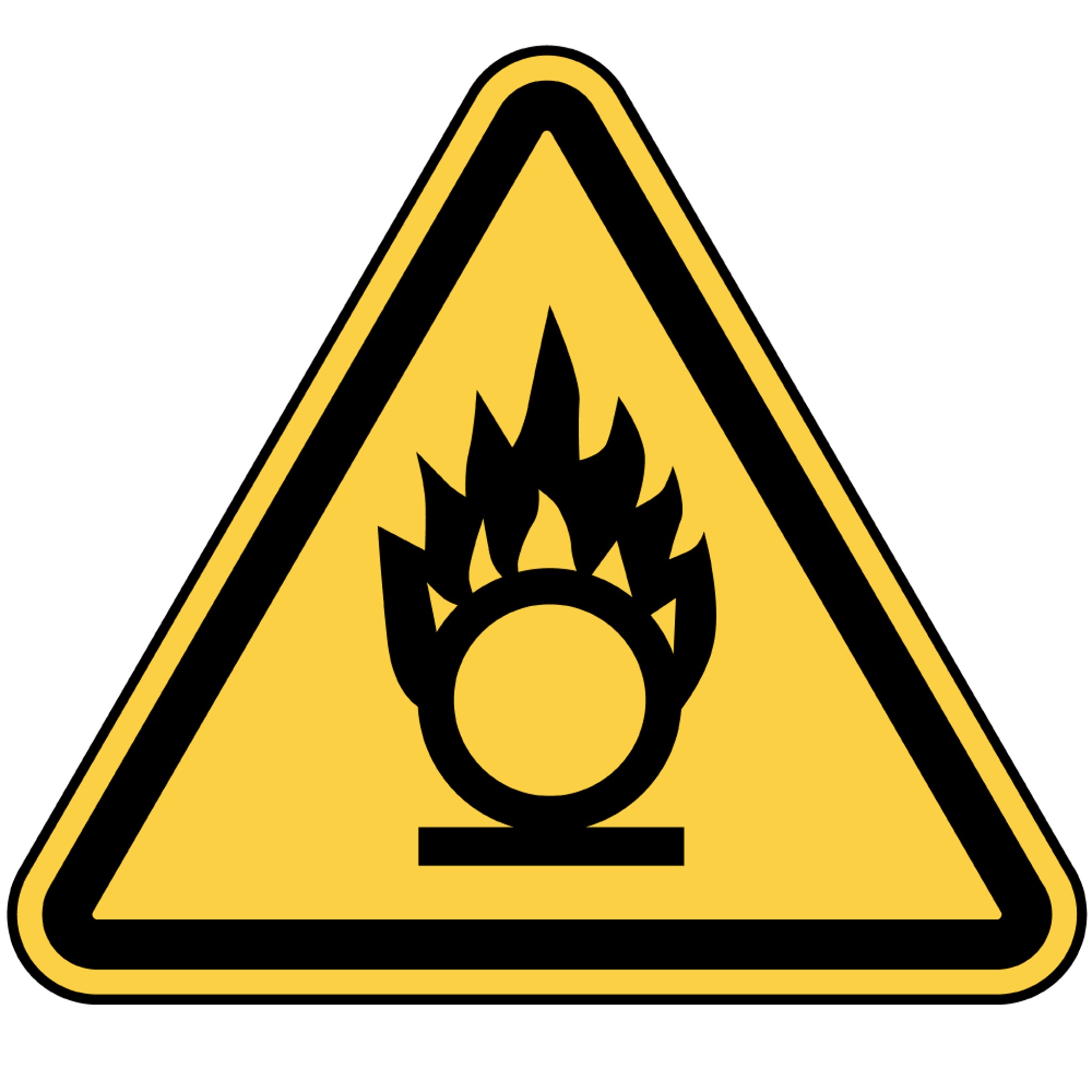 Warning Oxidising Agent