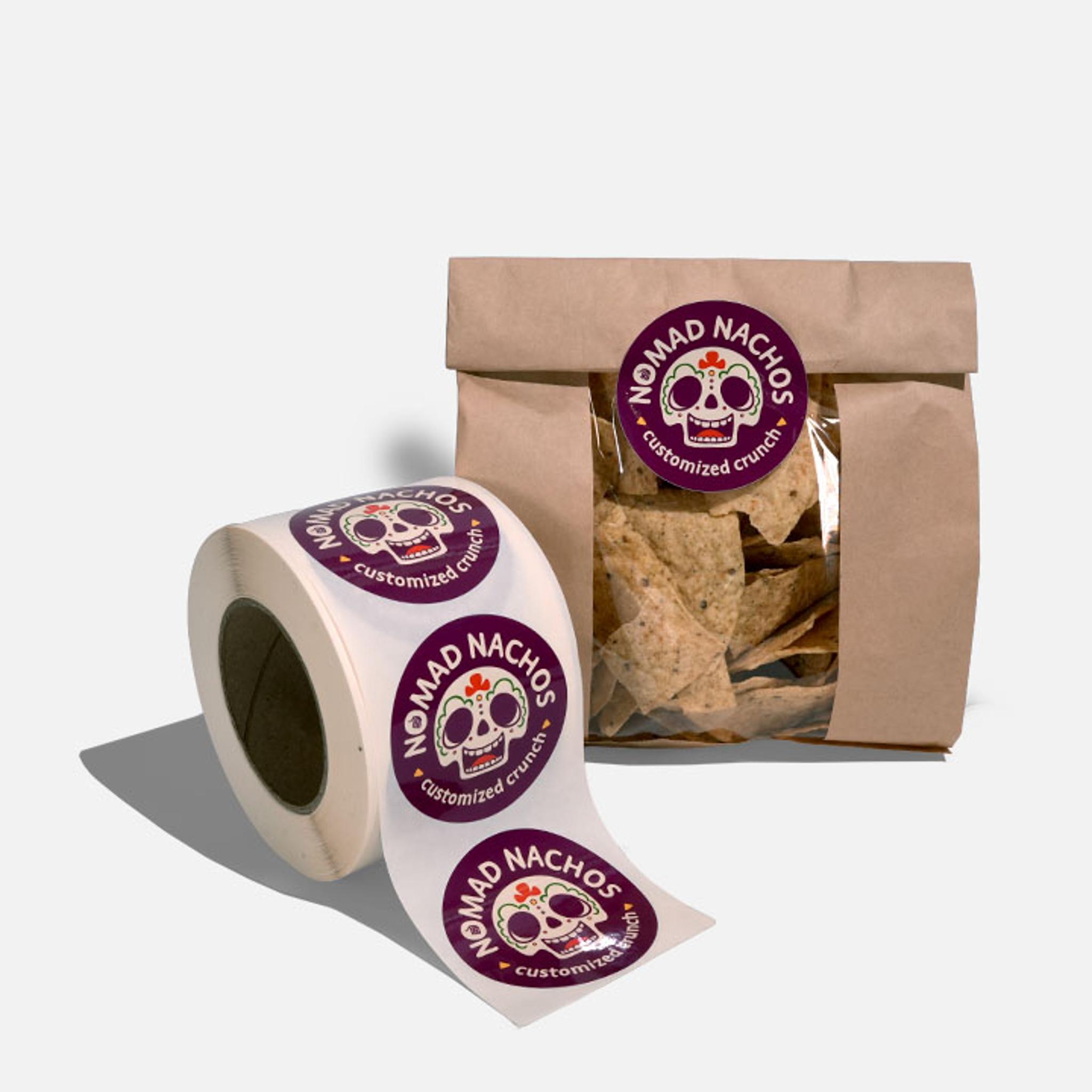 Custom Removable Paper Roll Labels