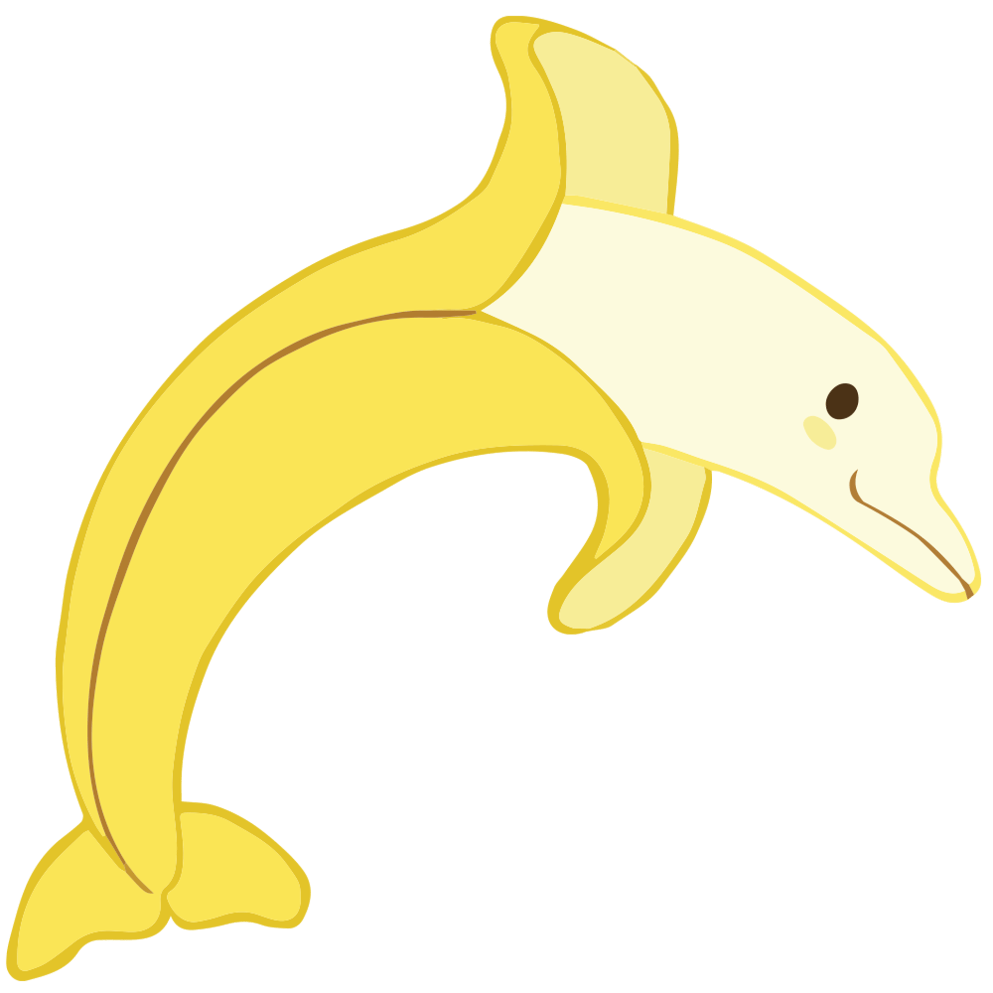 Funny Banana Dolphin