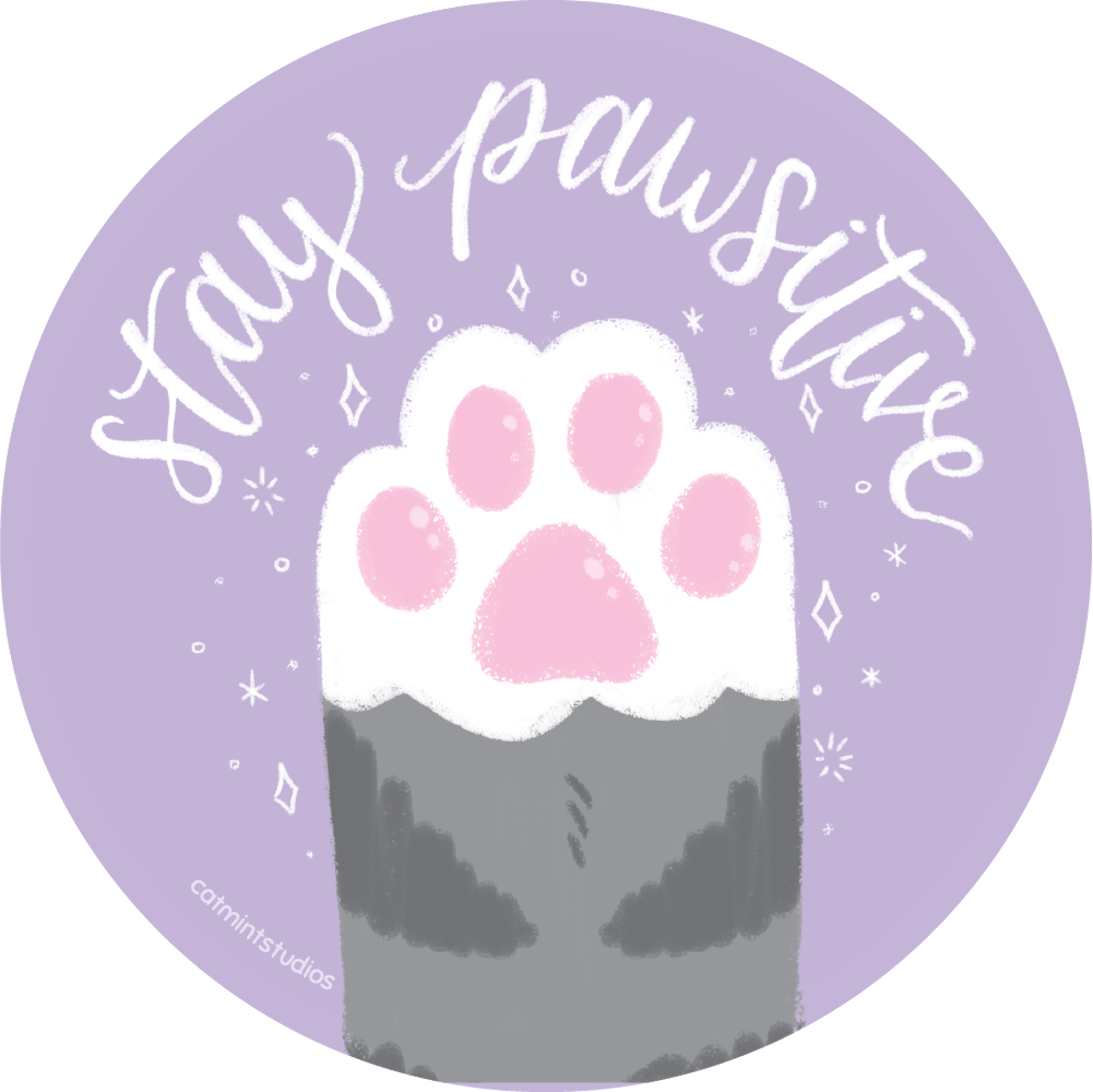 Stay Pawsitive Motivational Quote