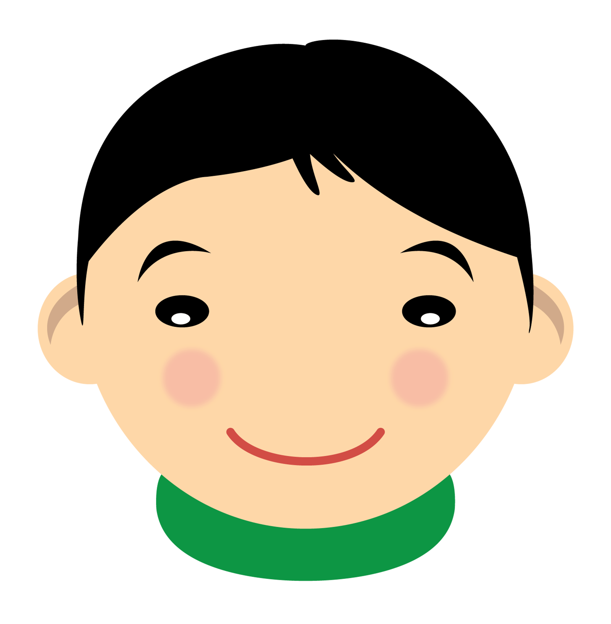 Cute Boy Green