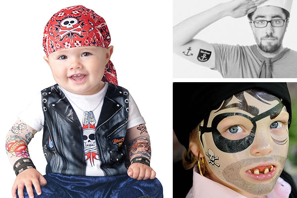 diy halloween costume, temporary tattoos, halloween costume, iron ons, kids costumes