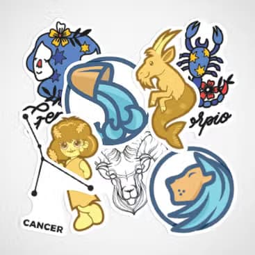 Zodiac Stickers