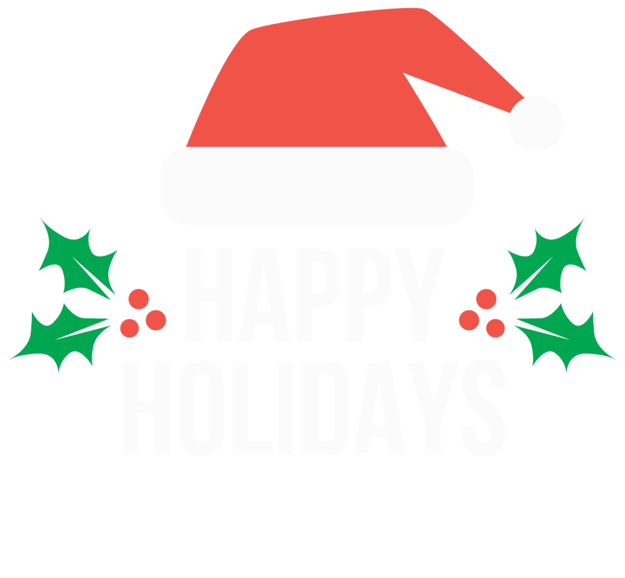Santa Hat Christmas Greeting