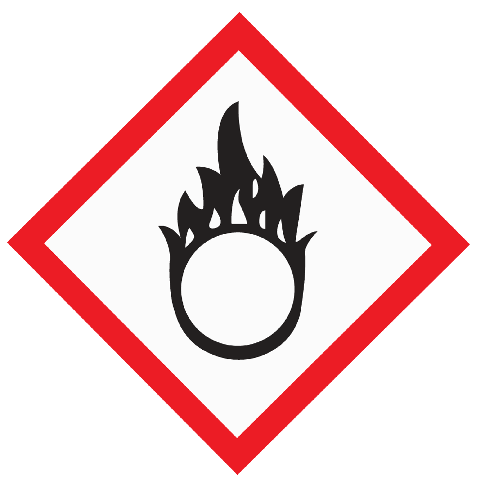 Warning Oxidizer