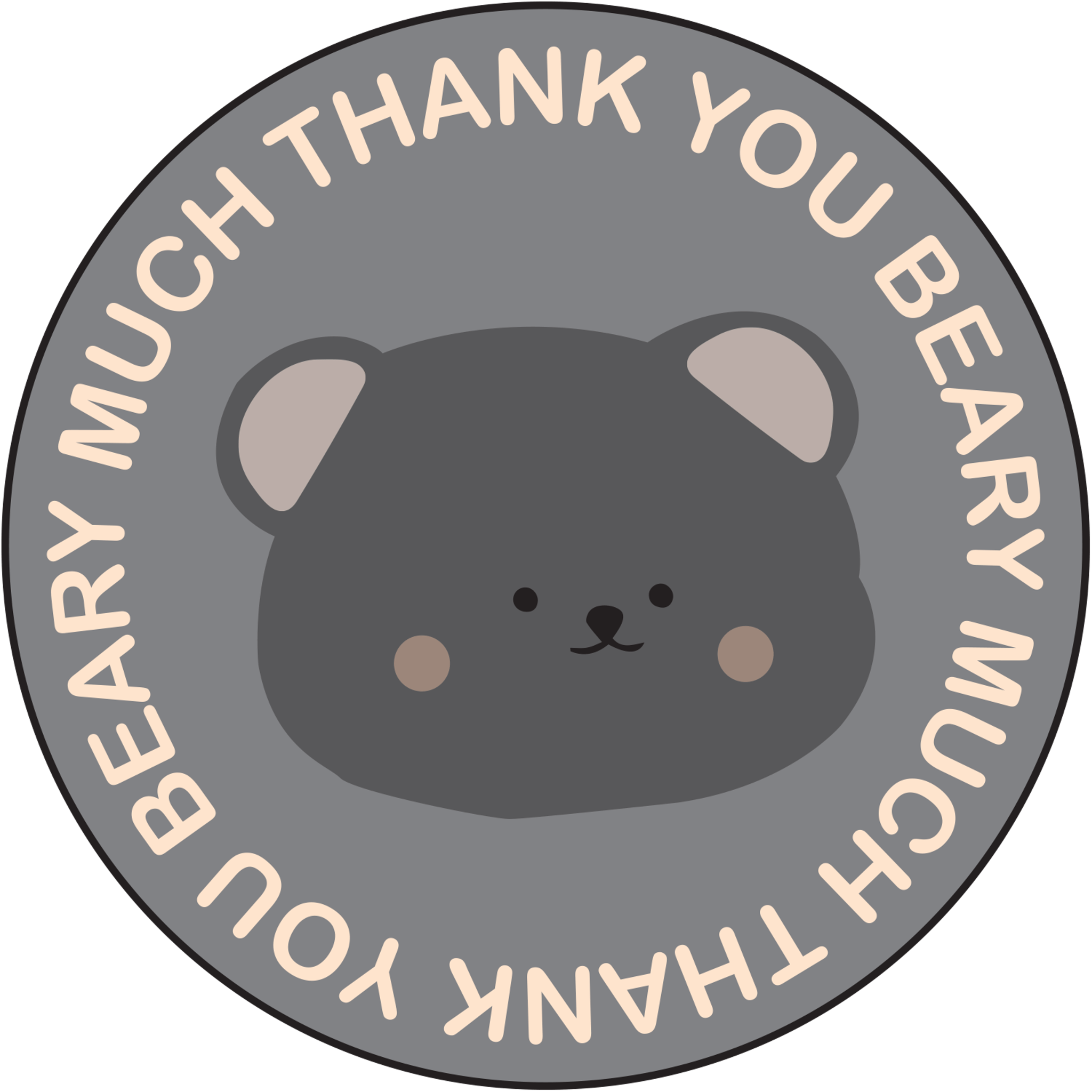 Thank you Beary Much Grey