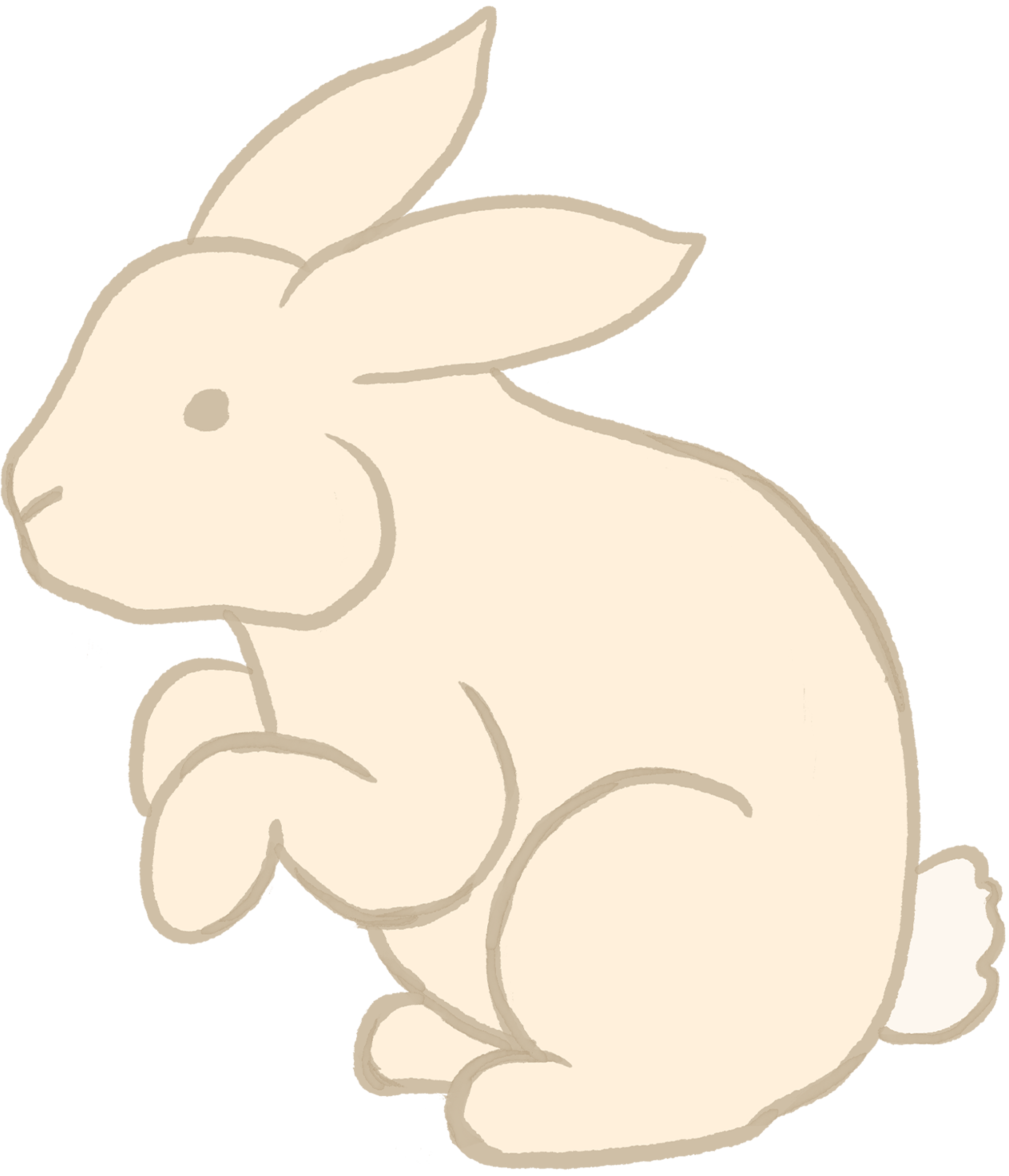 Rabbit Doodle Standing