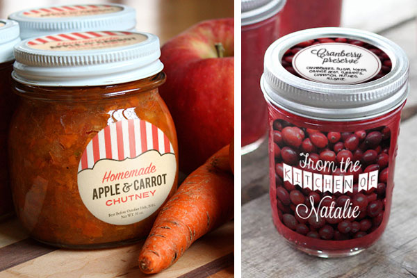 custom labels, custom stickers, canning, preserves, jars, jar labels