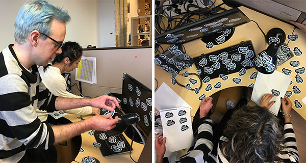 Stickerbombing Process