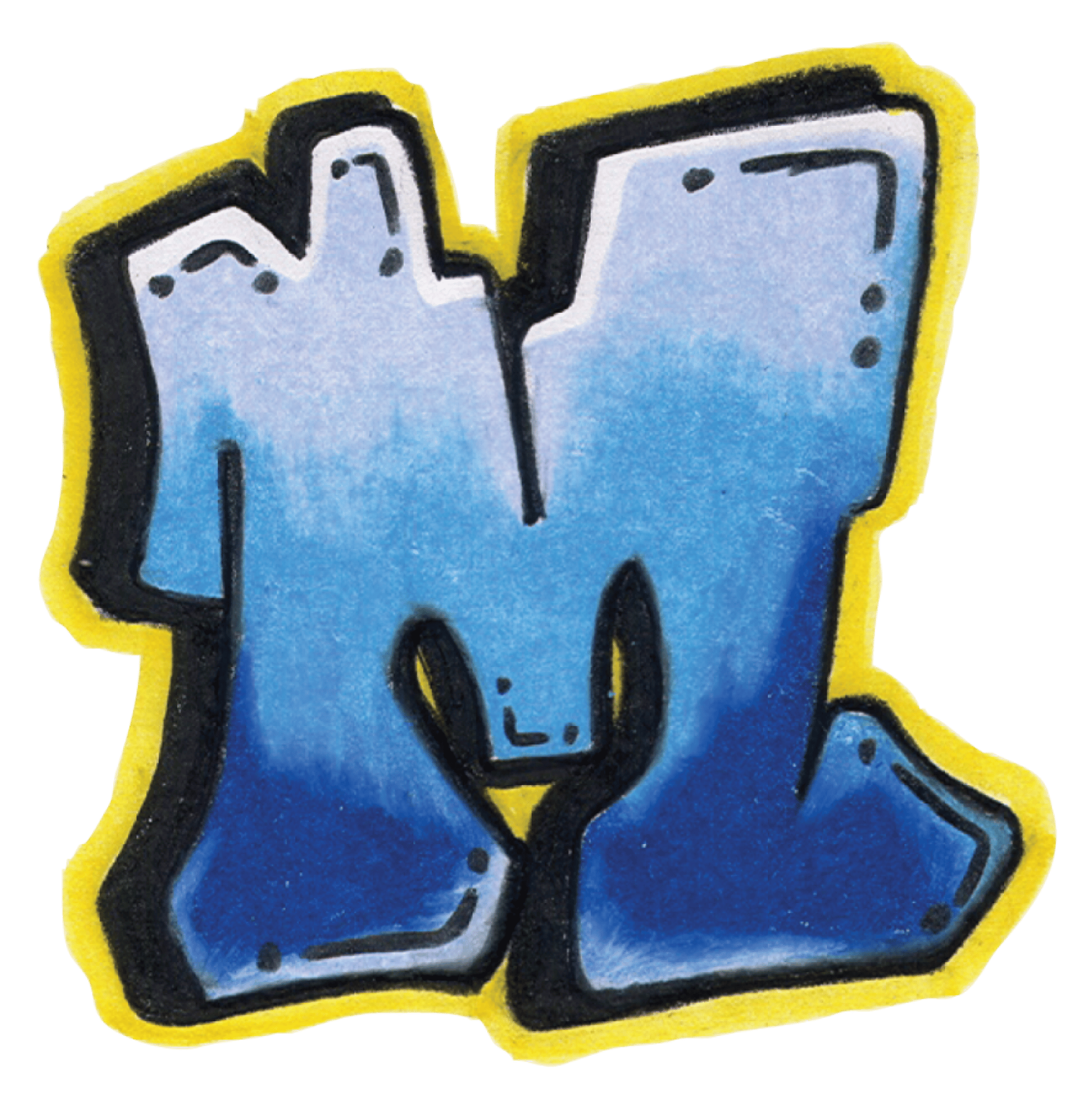 Grafffiti Letter M