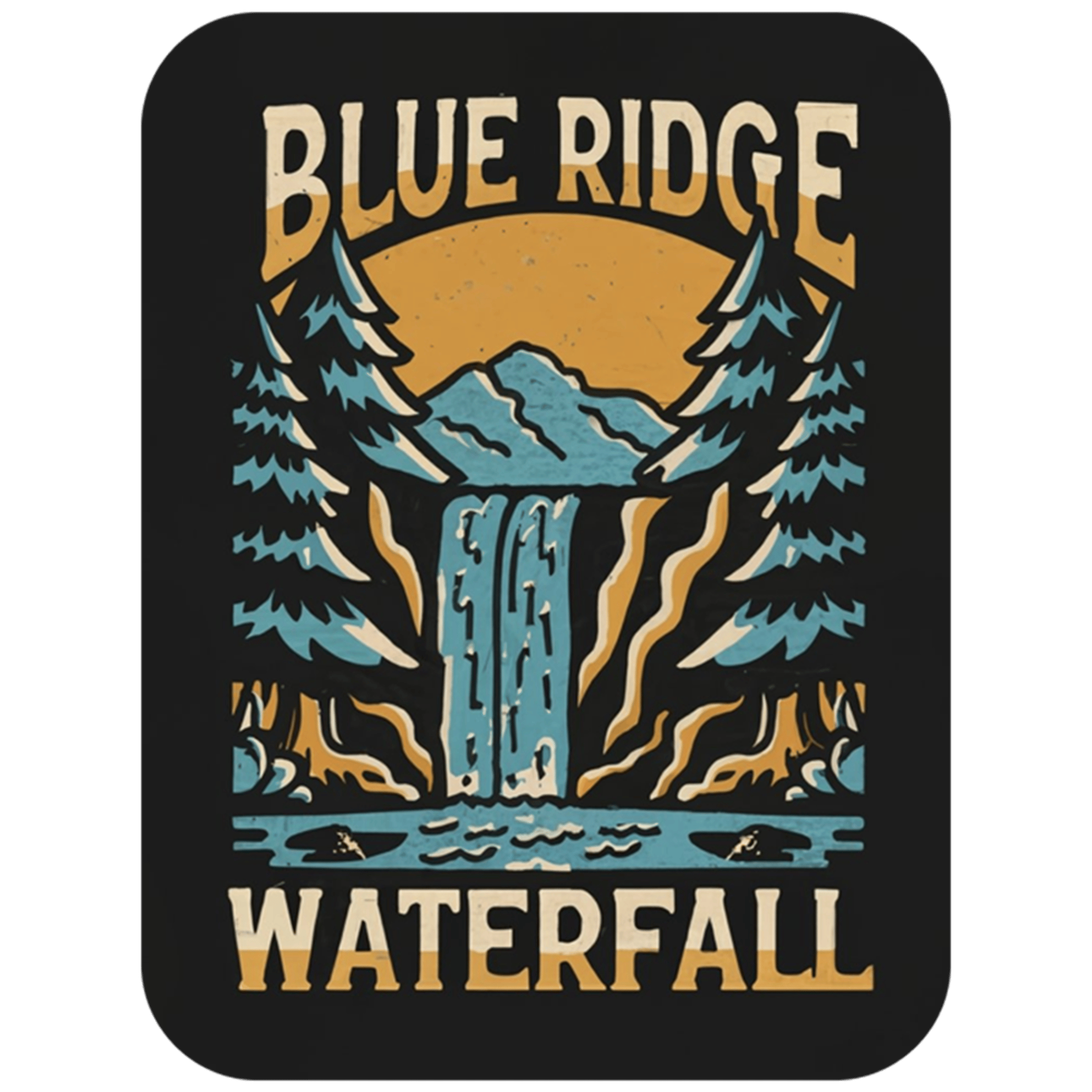 North Carolina, Blue Ridge Waterfall