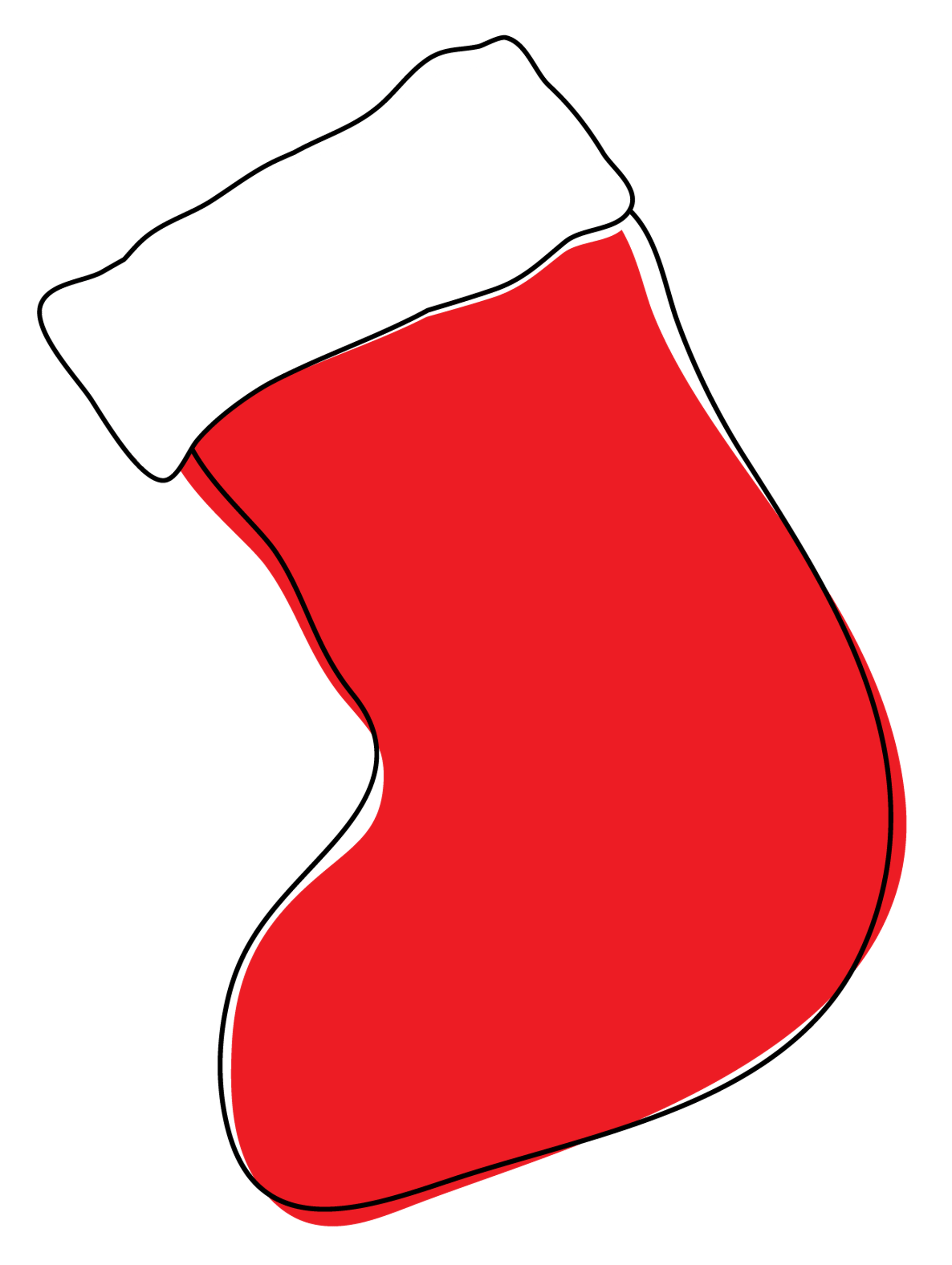 Cartoon Christmas Stocking