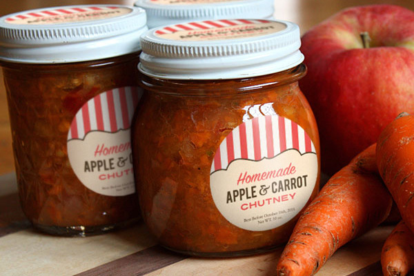 custom label for glass jar