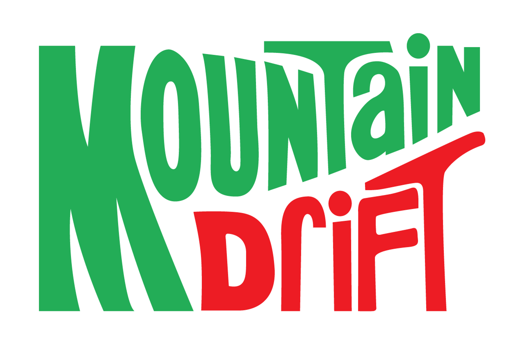 Mountain Drift Funny Logo