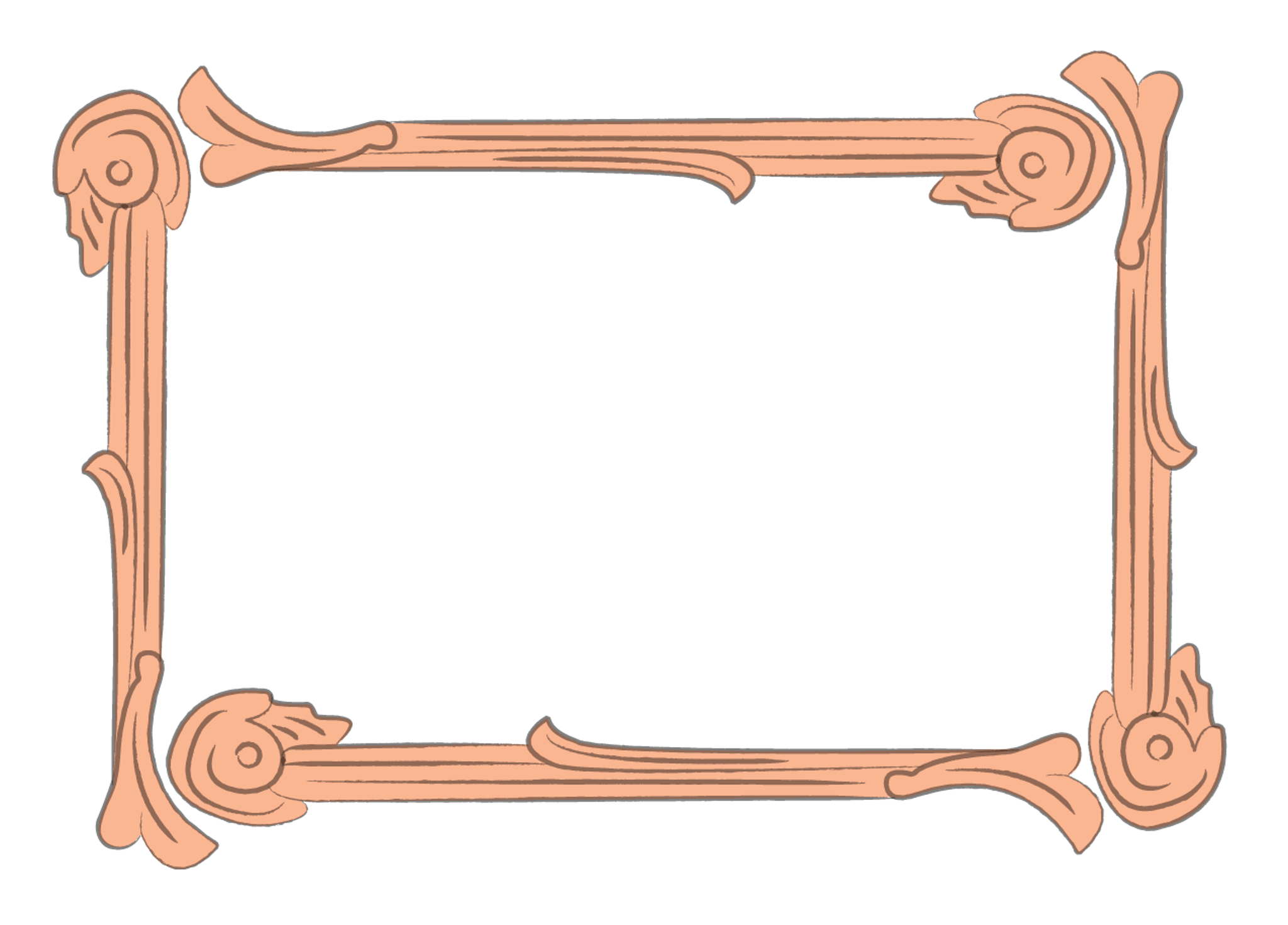 Fancy Wood Border