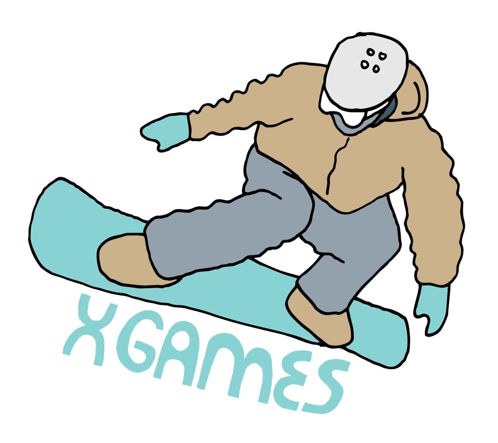Sticks Action Snowboard