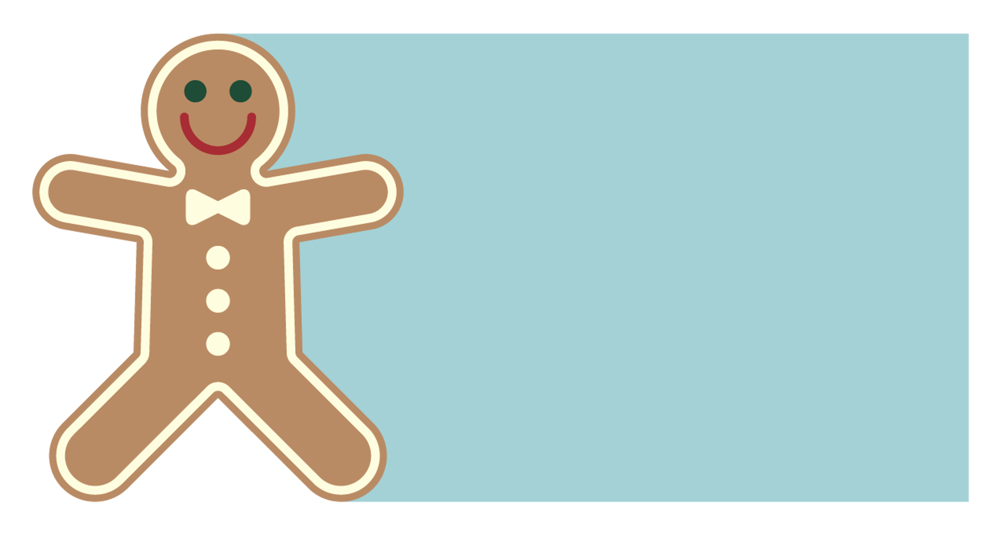 Gingerbread Christmas Tag