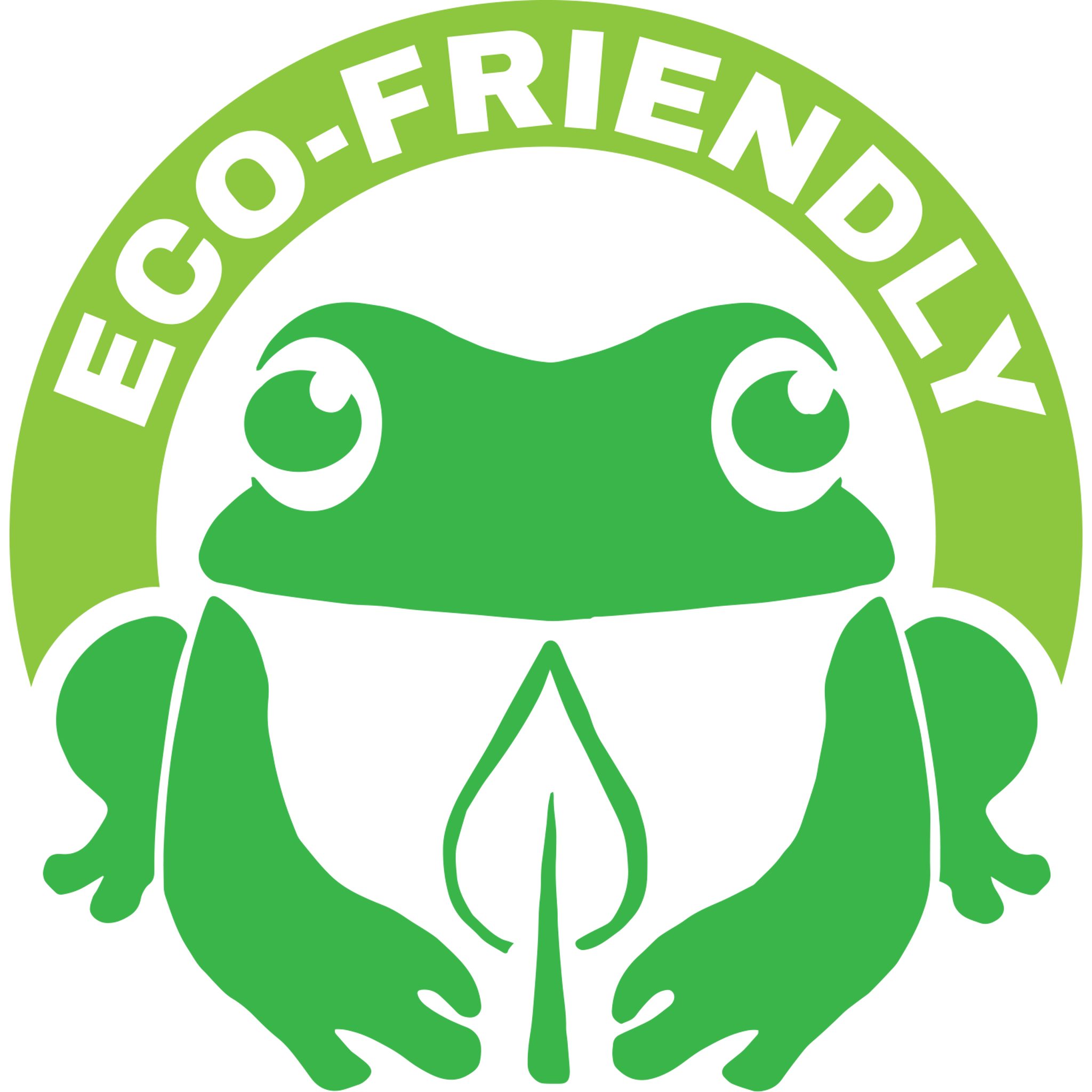 Eco-Friendly Leaf Frog