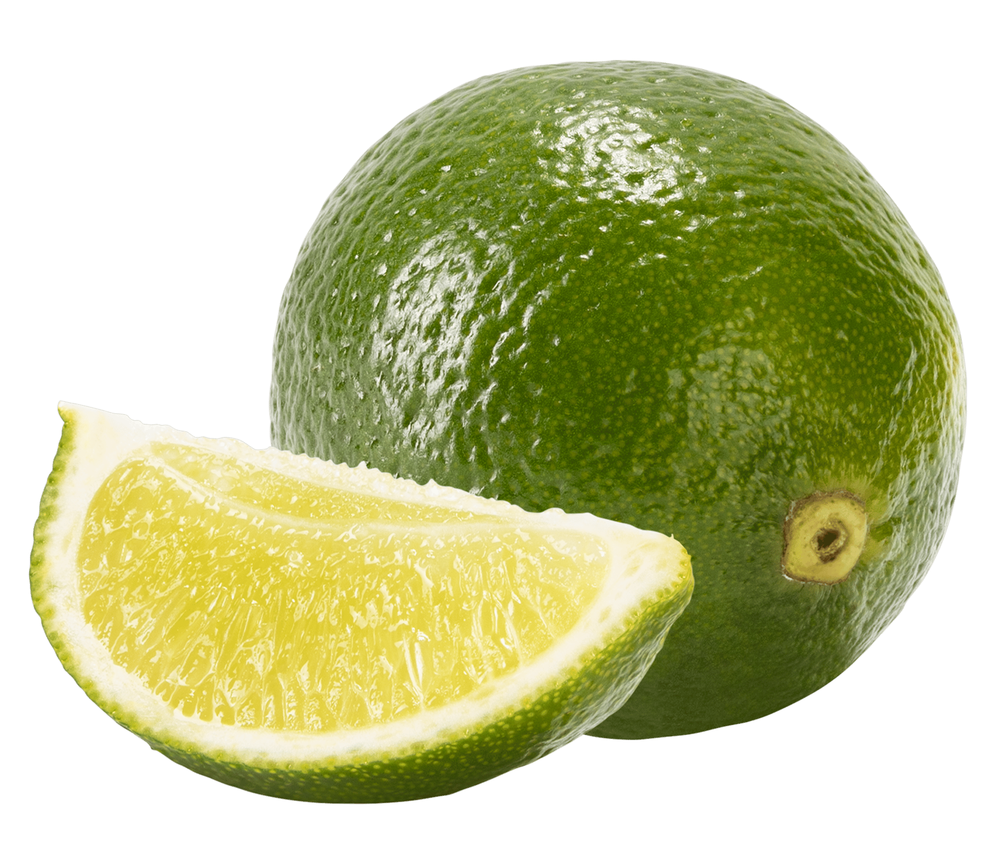 Lime Whole and Sliced