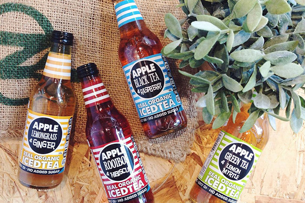 organic iced tea bottle labels