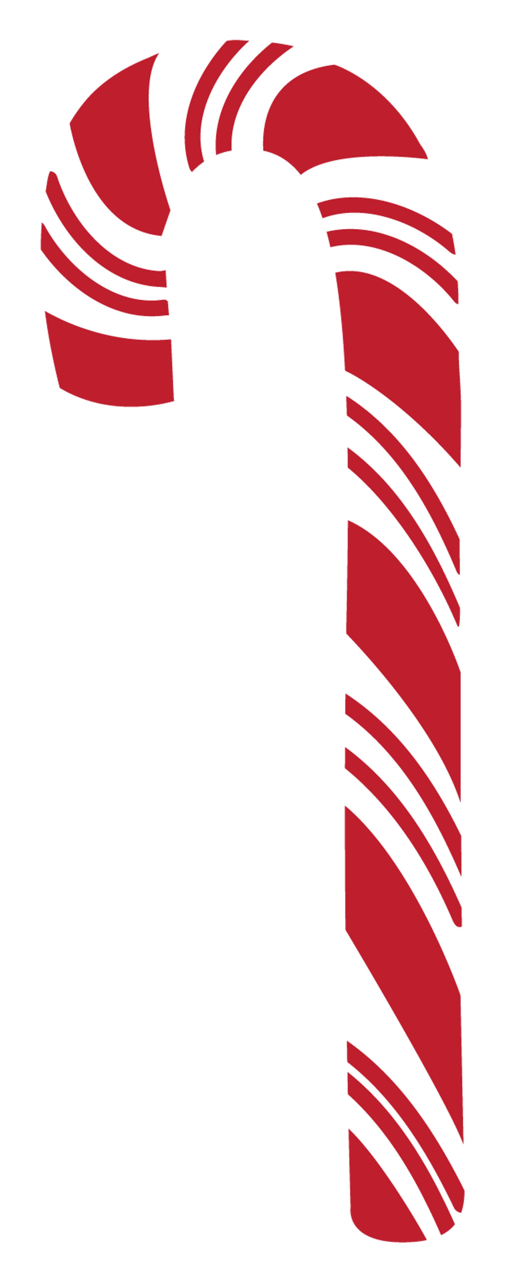 Christmas Candycane Stencil