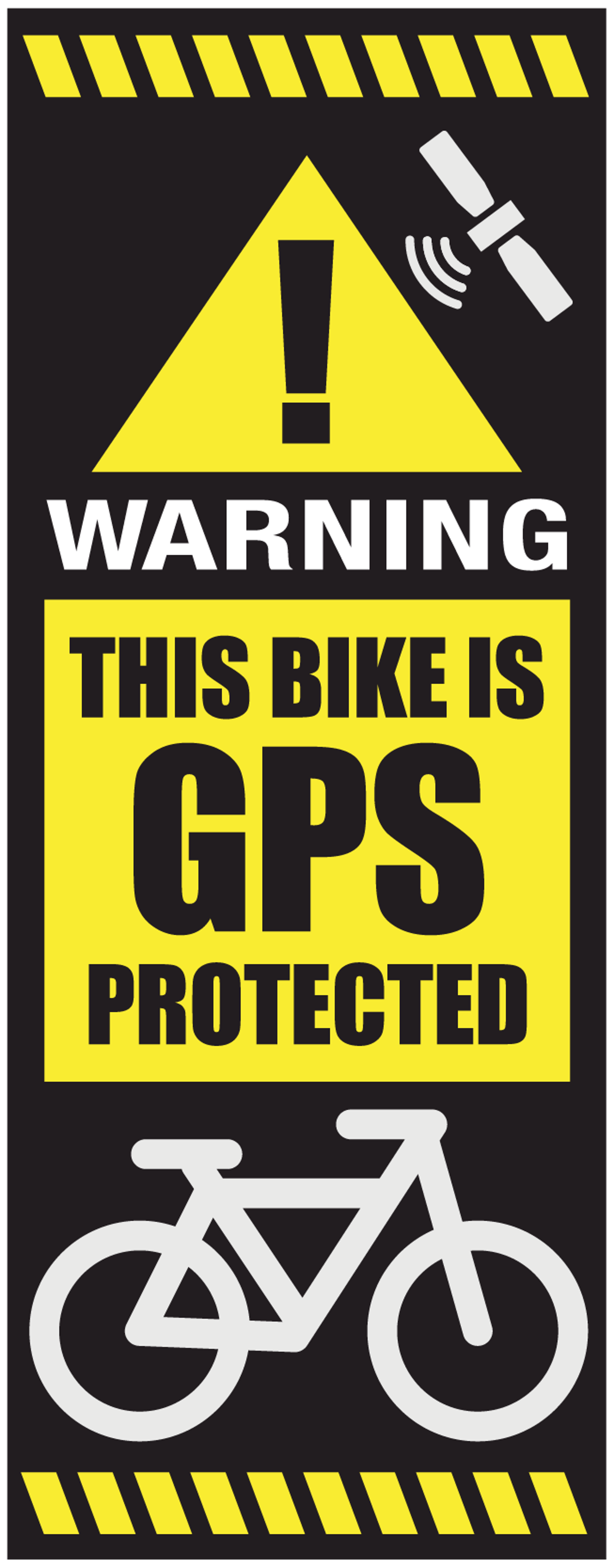 GPS Bike Label Strip