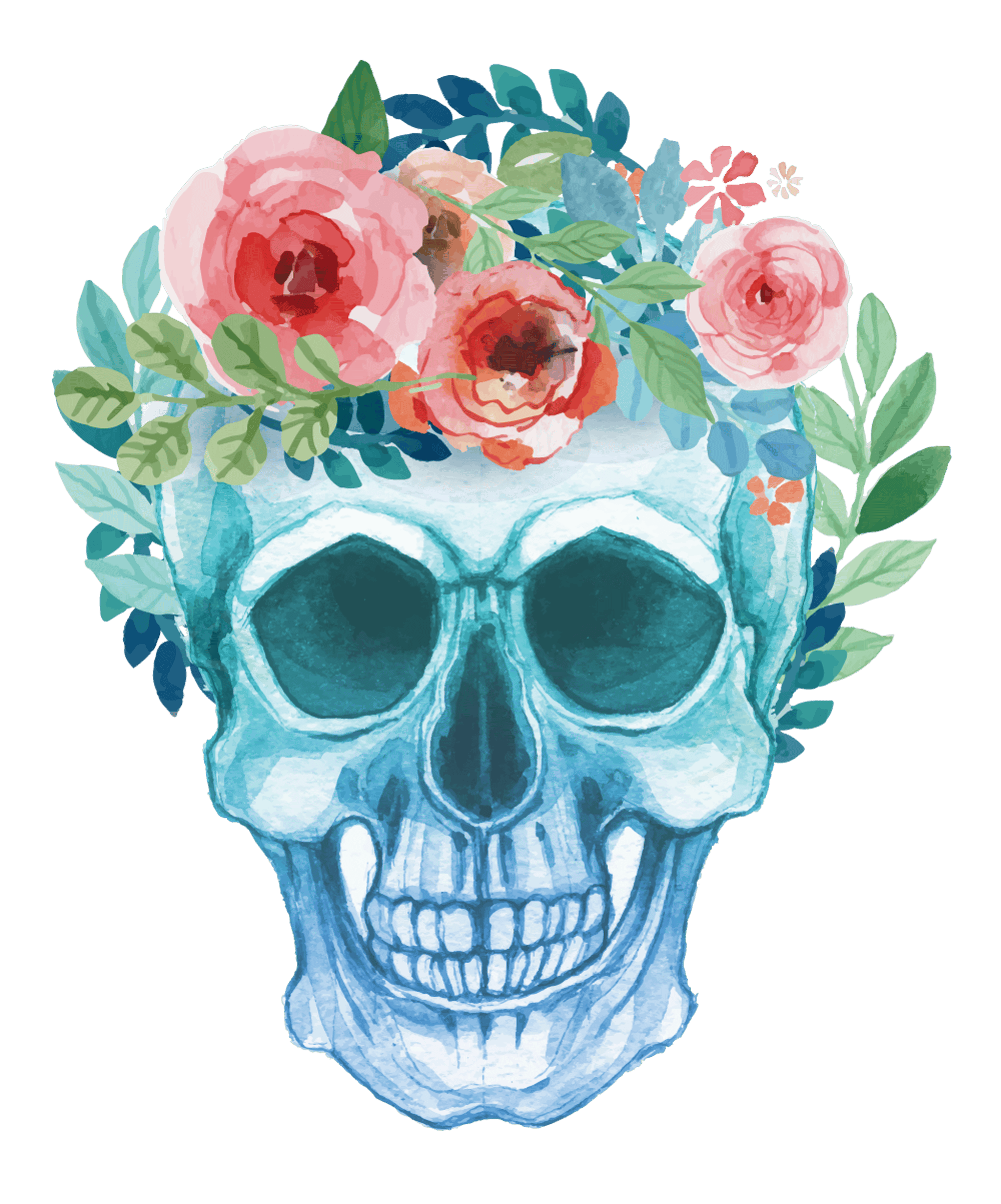 Flower Skull