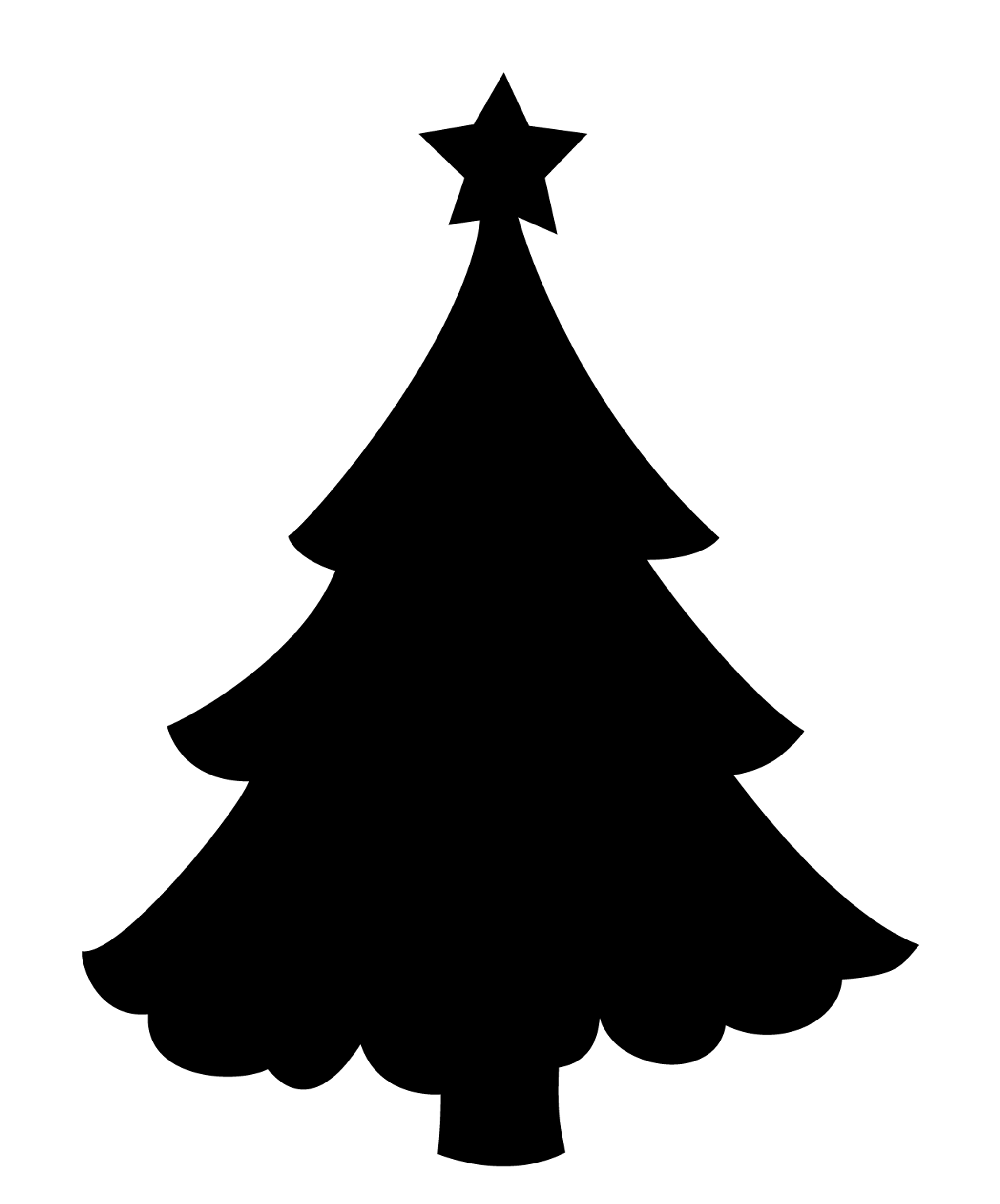 Christmas Tree Silhouette